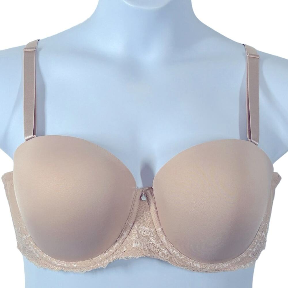 Torrid Nude Microfiber Lightly Lined Multi-Way Co… - image 3